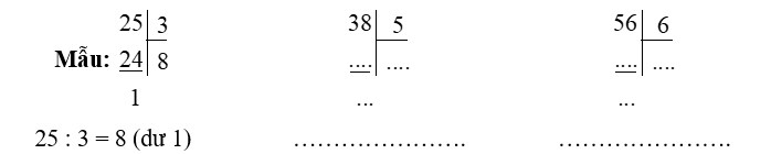 Tính rồi viết kết quả (theo mẫu): (ảnh 1)