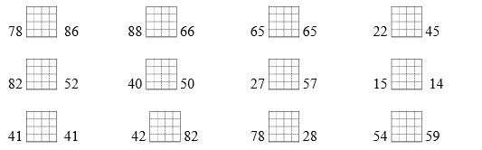 Điền dấu >, <, = thích hợp vào ô trống. (ảnh 1)