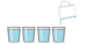 Lượng nước trong ca là: (ảnh 1)