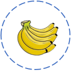 Hình nào dưới đây có 6 quả chuối? (ảnh 1)