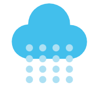 A blue cloud with rain drops

AI-generated content may be incorrect.