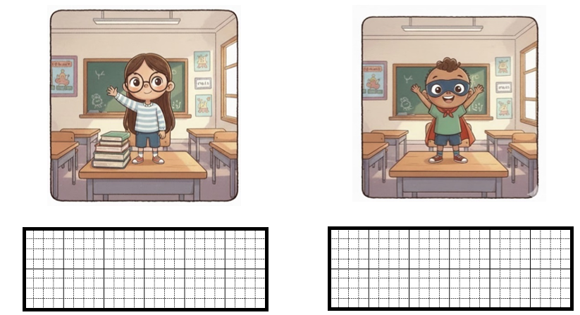 b) Em hãy điền tên bốn người bạn của em vào các hình sau:  (ảnh 2)