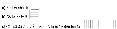 Viết số thích hợp vào ô trống: (ảnh 2)
