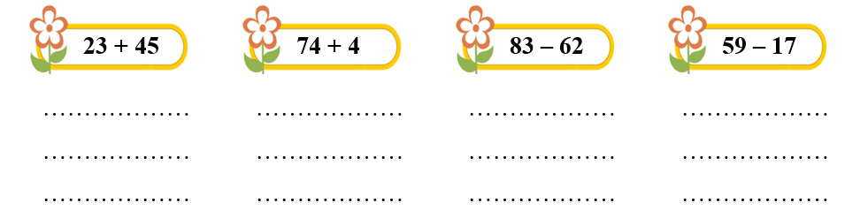 Đặt tính rồi tính: (ảnh 1)