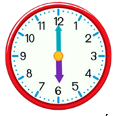 Đồng hồ bên chỉ mấy giờ? A. 12 giờ B. 6 giờ 12 phút (ảnh 2)