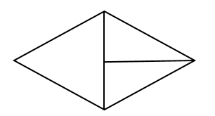 Hình vẽ bên có: A. 6 hình tam giác B. 5 hình tam giác (ảnh 1)