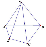 Trong các hình vẽ sau, những hình nào có thể là hình biểu diễn của một hình chóp tứ giác? (ảnh 1)
