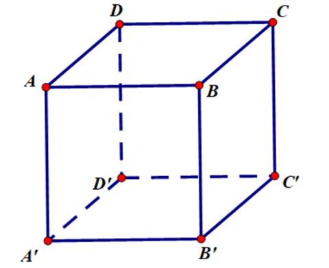 Cho hình hộp ABCD.A'B'C'D' Mệnh đề nào sau đây sai? (ảnh 1)
