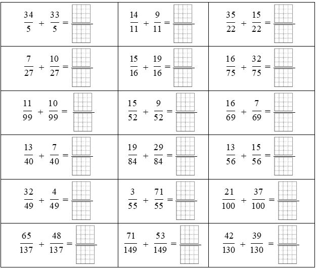 Phép cộng phân số 3/9 + 2/9 = (ảnh 2)