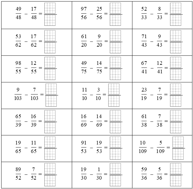 Phép trừ phân số 13/7 - 4/7 = (ảnh 2)