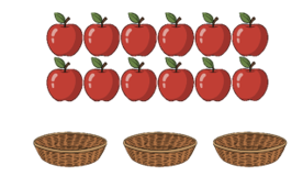 Giải bài toán sau:  Quan sát tranh:  a) Viết phép chia phù hợp:  b) Viết đề toán (ảnh 1)