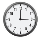 Góc tạo bởi hai kim đồng hồ khi đồng hồ chỉ 3 giờ có số đo là: A. 180° B. 45° C. 60° D. 90° (ảnh 2)