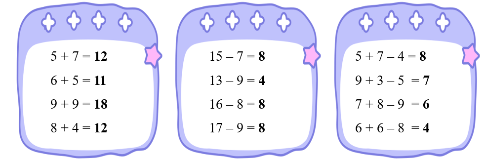 Toán lớp 2 Cánh diều Em ôn lại những gì đã học có đáp án Tính nhẩm: (ảnh 2)