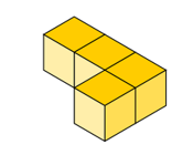 a) Có bao nhiêu khối lập phương trong hình? (ảnh 1)