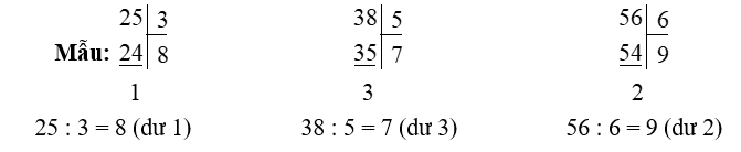 Tính rồi viết kết quả (theo mẫu): (ảnh 2)