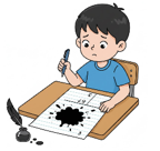 Bạn Nam đang làm một phép tính nhưng chẳng may bị mực rơi xuống làm che mất số bị trừ. (ảnh 1)