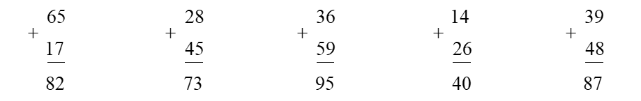 Toán lớp 2 Cánh diều Phép cộng (có nhớ) trong phạm vi 100 có đáp án (ảnh 2)