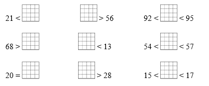 Điền số thích hợp vào ô trống. (ảnh 1)