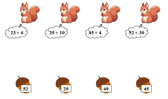 Nối phép tính với kết quả tương ứng: (ảnh 1)