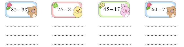 Đặt tính rồi tính: (ảnh 1)