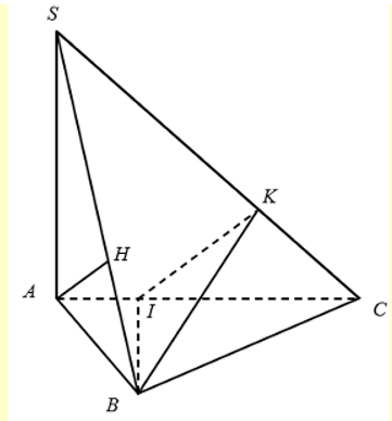 Cho h&igrave;nh ch&oacute;p S.ABC c&oacute; SA vu&ocirc;ng g&oacute;c với đ&aacute;y, mặt phẳng (SAB) vu&ocirc;ng g&oacute;c với mặt phẳng (SBC) (ảnh 1)
