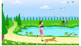 Chị Thanh chạy bộ quanh một hồ nước hình chữ nhật dài 760 m và rộng 540 m. Biết chị chạy được  (ảnh 1)