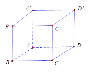 Cho hình lập phương (như hình vẽ). Mặt phẳng (ABCD) vuông góc mặt phẳng nào dưới đây? (ảnh 1)