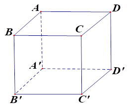 Cho hình lập phương ABCD.A'B'C'D' cạnh là 2a ( minh họa như hình vẽ).    Khoảng cách giữa hai mặt phẳng (ABCD) và (A'B'C'D') bằng: (ảnh 1)