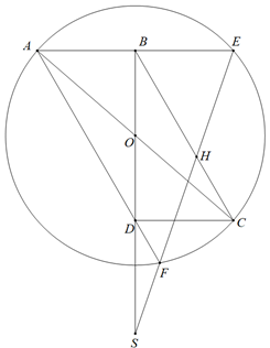 Cho hình bình hành\(ABCD\) có \(\widehat {ABC}\)\( = {120^0}\)và\(BC = 2AB\).Dựng (ảnh 1)
