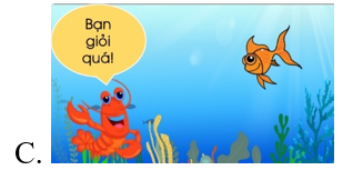 Bức tranh nào cho thấy tôm càng nể phục trước tài năng của cá con? (ảnh 4)