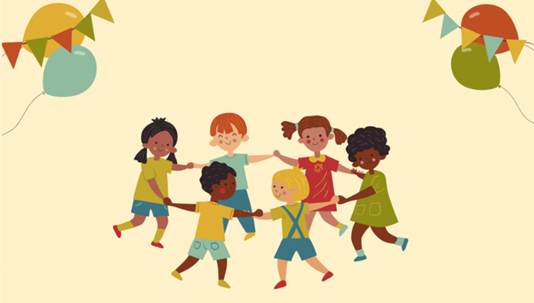 A group of children holding hands

AI-generated content may be incorrect.