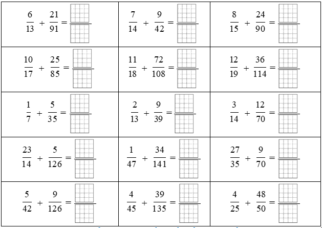 Phép cộng phân số 3/7 + 12/14 = (ảnh 2)