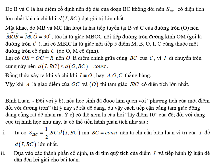 Cho tam giác ABC không có góc tù (AB < AC, BC < 2R) nội tiếp đường tròn (ảnh 2)