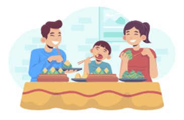 A family eating at a table

AI-generated content may be incorrect.