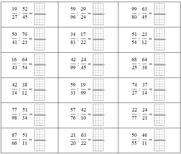 Phép chia 96/45 : 56/21 = (ảnh 2)