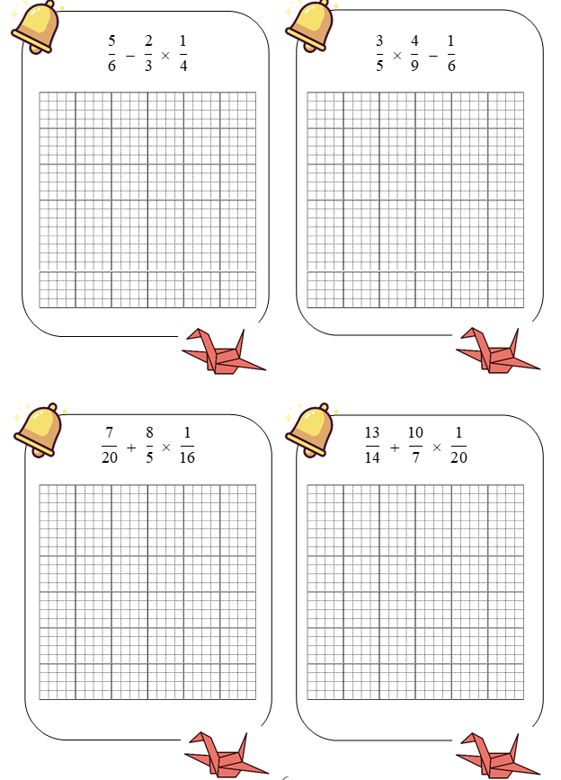 Tính giá trị biểu thức 1/10 + 5/3 x 6/25 = (ảnh 3)