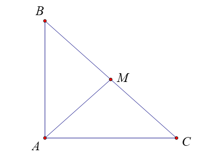 Cho tam giác \(ABC\) vuông tại \(A\) có góc B =60 độ (ảnh 1)
