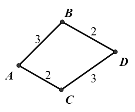 Từ thành phố \[A\] đến thành phố \[B\] có \[3\] con đường, từ thành phố \[A\] đến thành phố \[C\] có \[2\] con đường (ảnh 1)