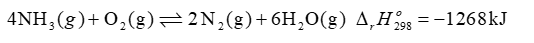 Cho phản ứng đốt cháy ammonia trong oxygen không khí như sau: (ảnh 1)