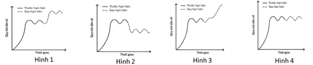 Biểu đồ bên dưới thể hiện quy mô quần thể chim cồng cộc theo thời gian. (ảnh 2)