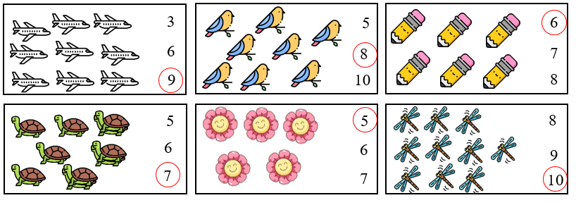 Khoanh vào số thích hợp. (ảnh 2)