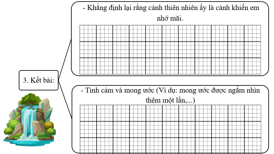 Đề bài số 1: Em hãy viết bài văn tả phong cảnh thiên nhiên khiến em nhớ mãi. (ảnh 4)