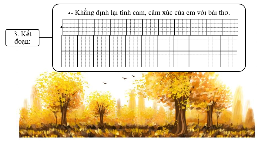 Đề bài số 2: Viết đoạn văn thể hiện tình cảm, cảm xúc của em về một bài thơ ca ngợi vẻ đẹp của thiên nhiên. (ảnh 4)
