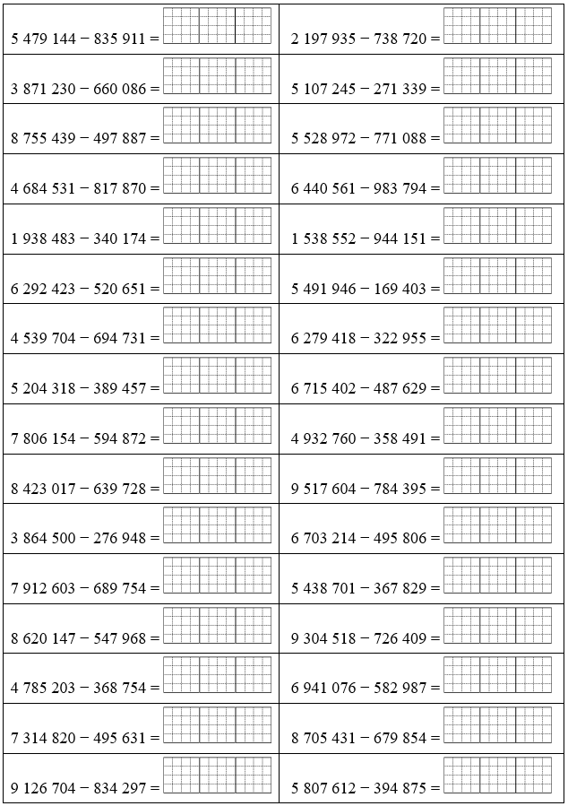 Phép trừ 5 479 144 − 835 911 = (ảnh 1)