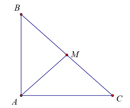 Cho tam giác ABC  vuông tại A  có góc B = 60 độ , AC = 2,5 .  (ảnh 1)