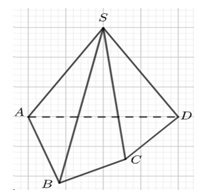Số cạnh của hình chóp S.ABCD (tham khảo hình vẽ) là (ảnh 1)