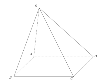 Cho hình chóp S.ABCD có đáy ABCD là hình bình hành. Trong các cặp đường thẳng sau, cặp đường thẳng nào chéo nhau (ảnh 1)