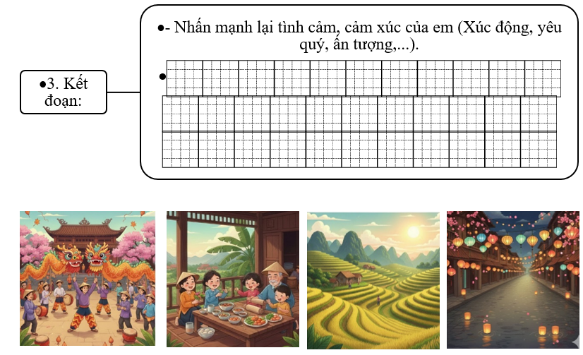 Đề bài số 2: Em hãy viết đoạn văn thể hiện tình cảm, cảm xúc về một câu chuyện em đã nghe, đã đọc về quê hương, đất nước. (ảnh 4)