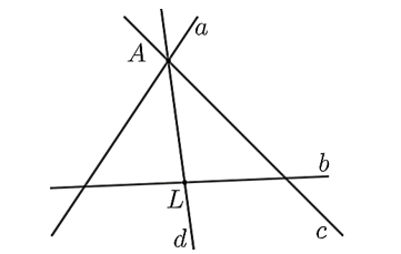 Cho hình vẽ: Gọi \(m\) là số đường thẳng đi qua điểm \(A,\;n\) là số đường thẳng (ảnh 1)