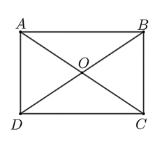 Cho hình chữ nhật \(ABCD\) như hình vẽ: (ảnh 1)